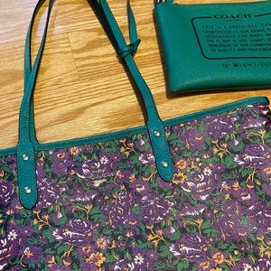 Coach tote & wallet